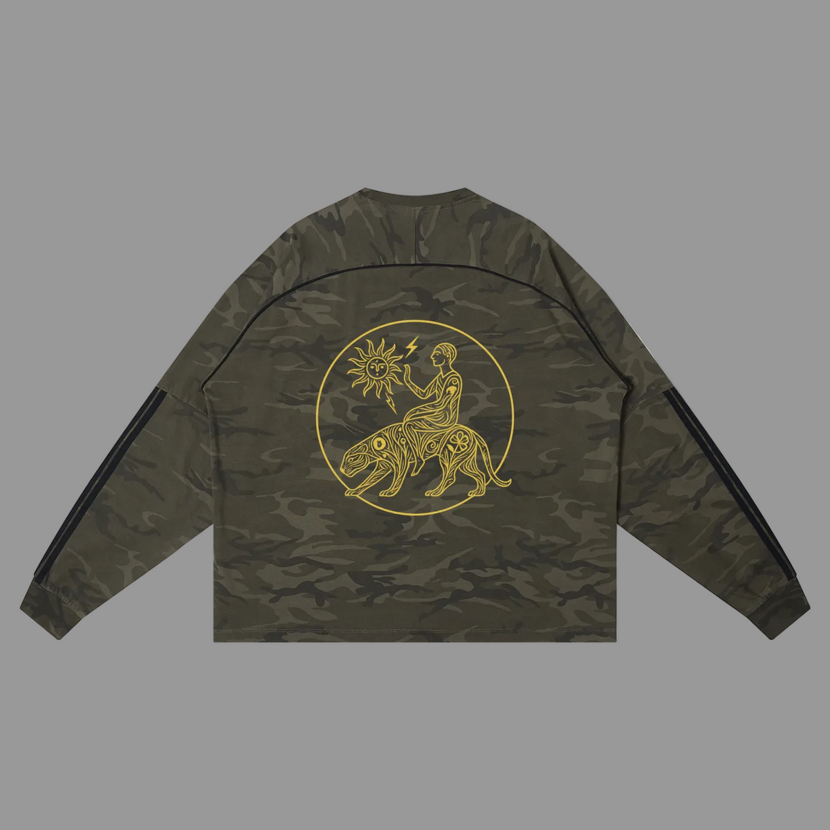 Unisex Camo Loose Long Sleeve T-Shirt