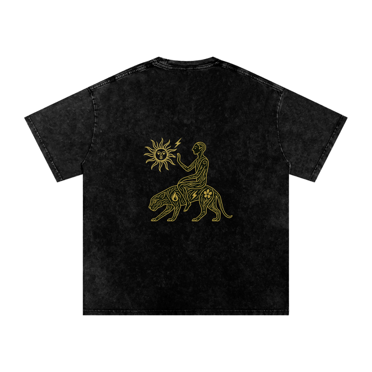 Acid Wash Oversize T-Shirt - 250 GSM